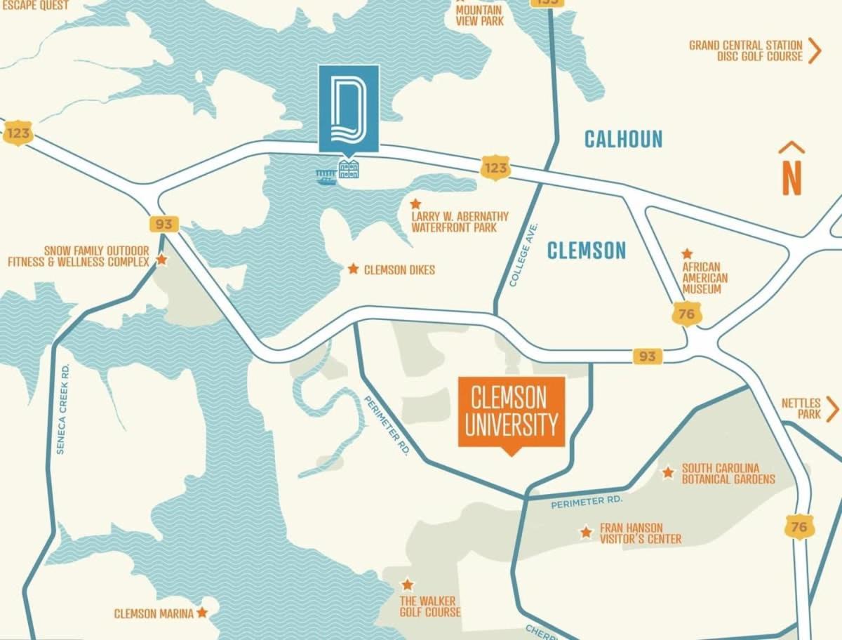 Dockside Lake Hartwell 2Br With Unique Amenities Clemson Luaran gambar